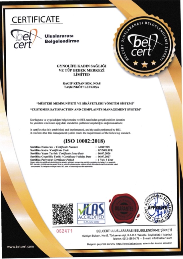 ISO 10002:2018 Customer Satisfaction Management &ndash; GynoLife