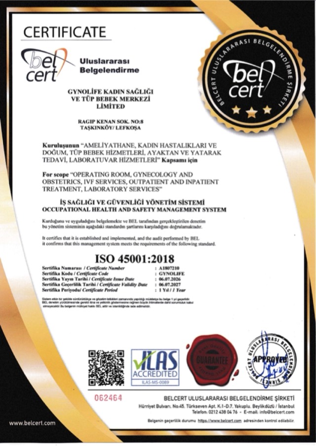 ISO 45001:2018 Occupational Health & Safety &ndash; GynoLife